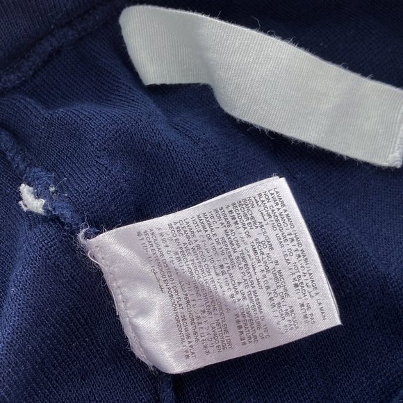 RARE OFF-WHITE x UMBRO Knit Shorts Virgil Abloh Dark Navy Blue Cotton Italy XL - Picture 9 of 9